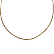 Chaîne d'occasion or 750 jaune maille forcat