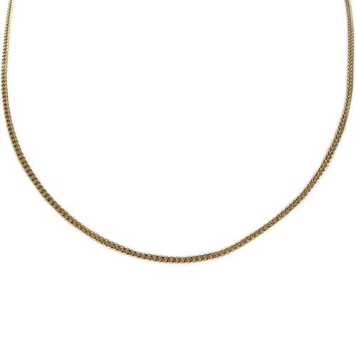 Chaîne d'occasion or 750 jaune maille forcat 41 cm