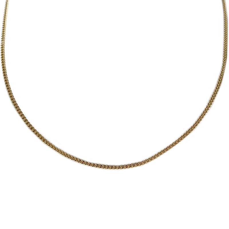 Chaîne d'occasion or 750 jaune maille forcat 41 cm - vue 1