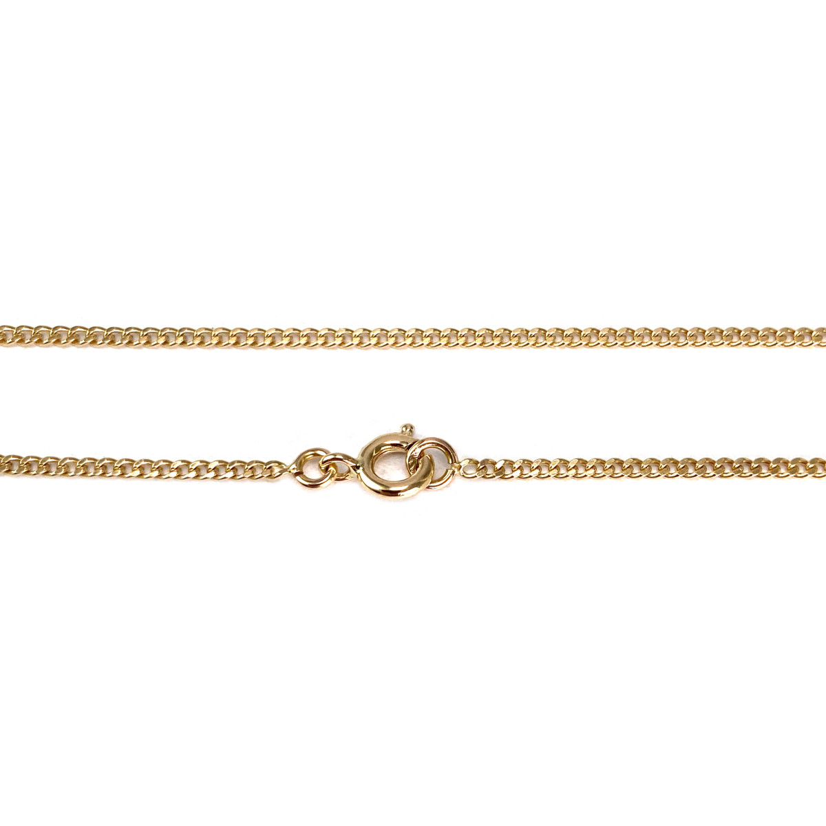 Tweedehands ketting van 750 geelgoud met forcat-schakels, 41 cm - afbeelding 3