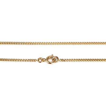 Tweedehands ketting van 750 geelgoud met forcat-schakels, 41 cm