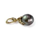 Pendentif d'occasion or 750 jaune perlede tahiti - vue 2