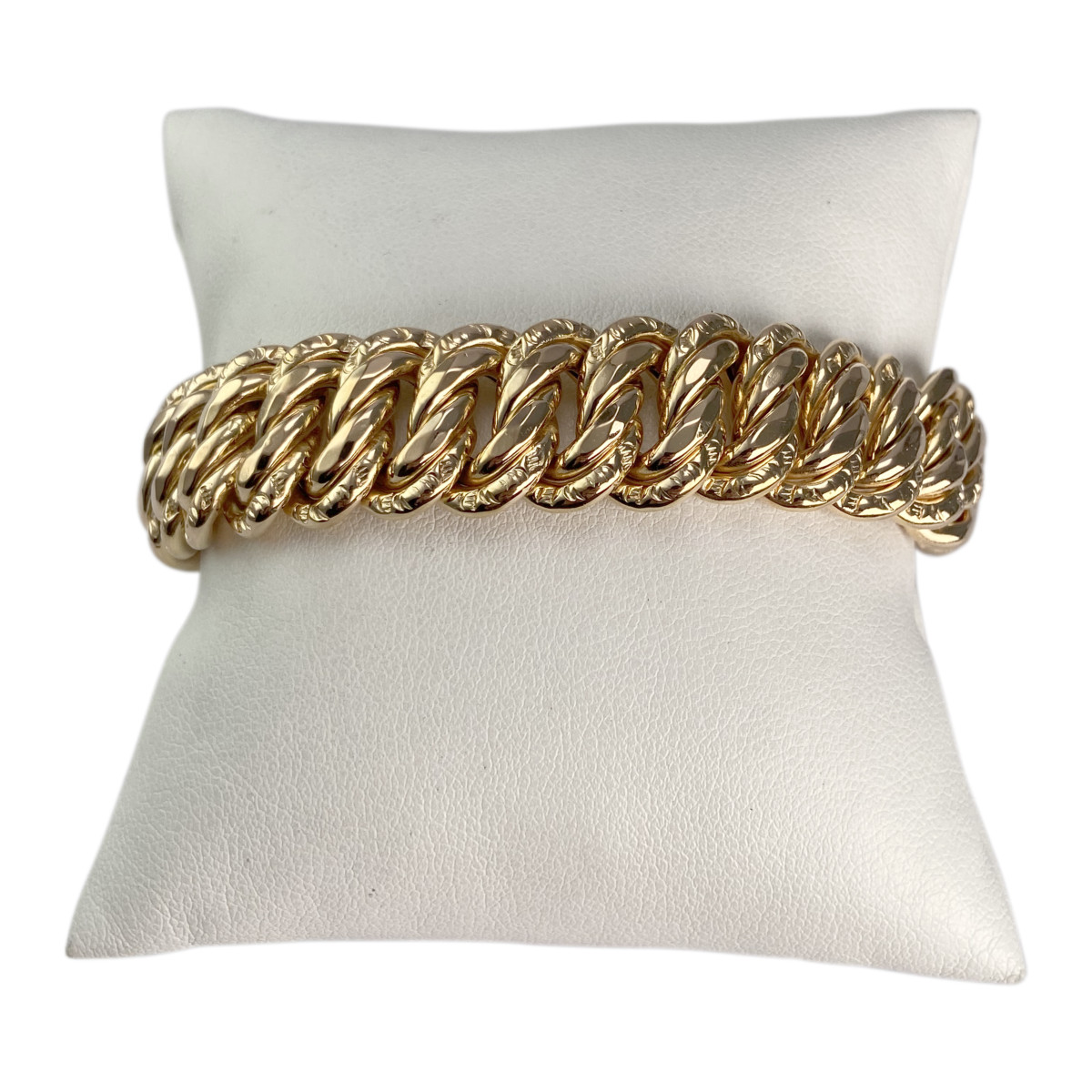 Bracelet d'occasion or 750  maille américaine