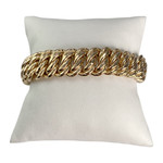 Bracelet d'occasion or 750  maille américaine - vue 1