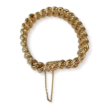 Bracelet d'occasion or 750  maille américaine