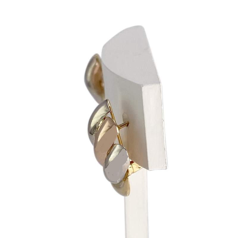 Boucles d'oreilles d'occasion 3 ors 750 fermoir clip - vue 2
