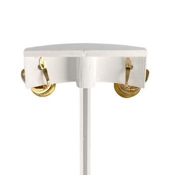 Boucles d'oreilles d'occasion 3 ors 750 fermoir clip