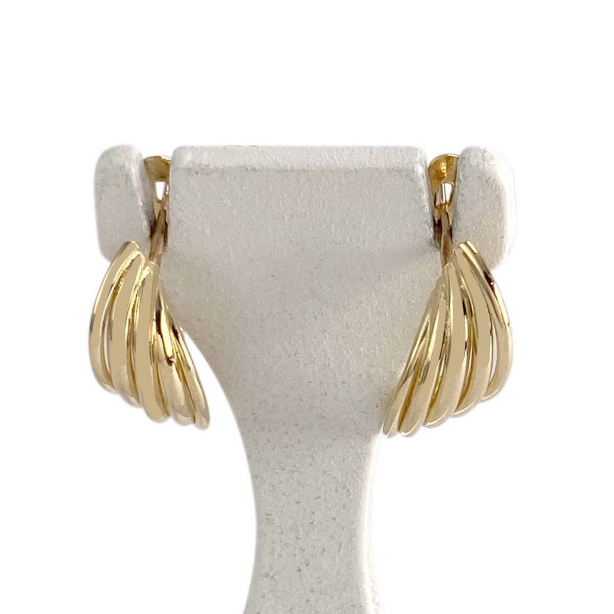 Boucles d'oreilles d'occasion or 750 jaune