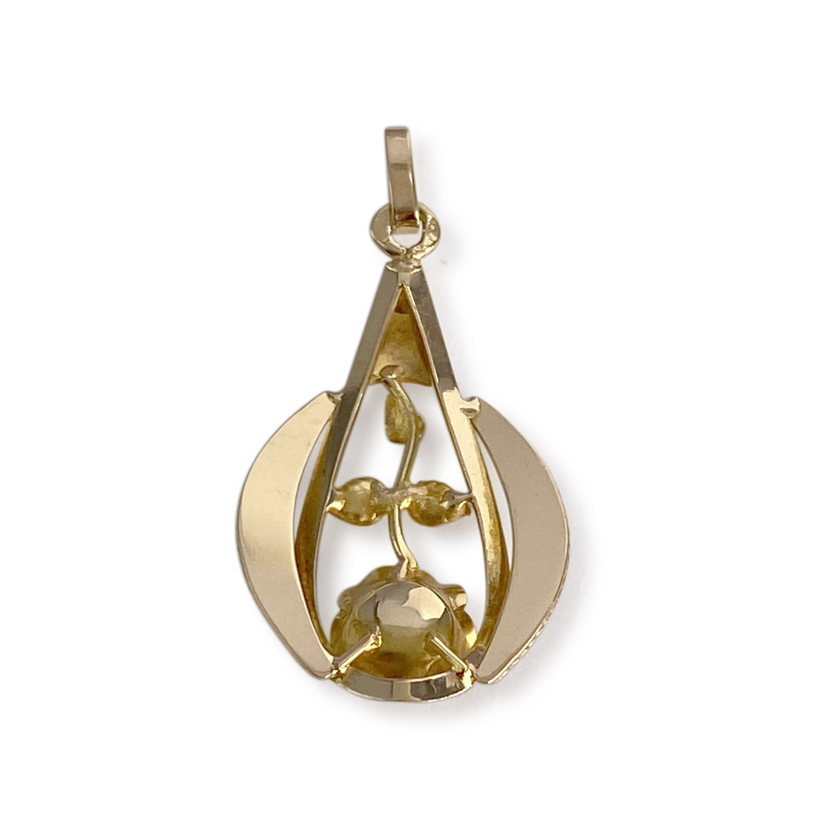 Pendentif d'occasion or 750 jaune - vue 2