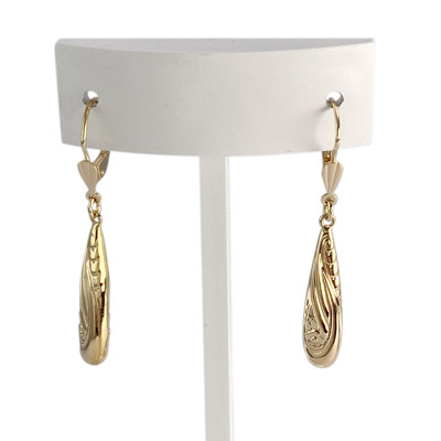 Boucles d'oreilles d'occasion or 750 jaune