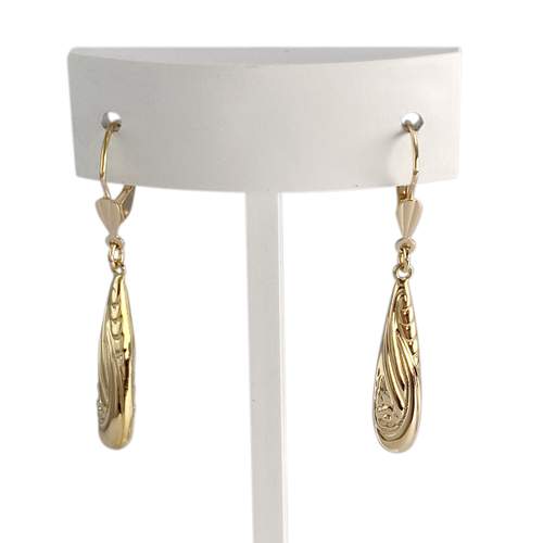 Boucles d'oreilles d'occasion or 750 jaune