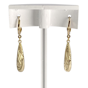 Boucles d'oreilles d'occasion or 750 jaune