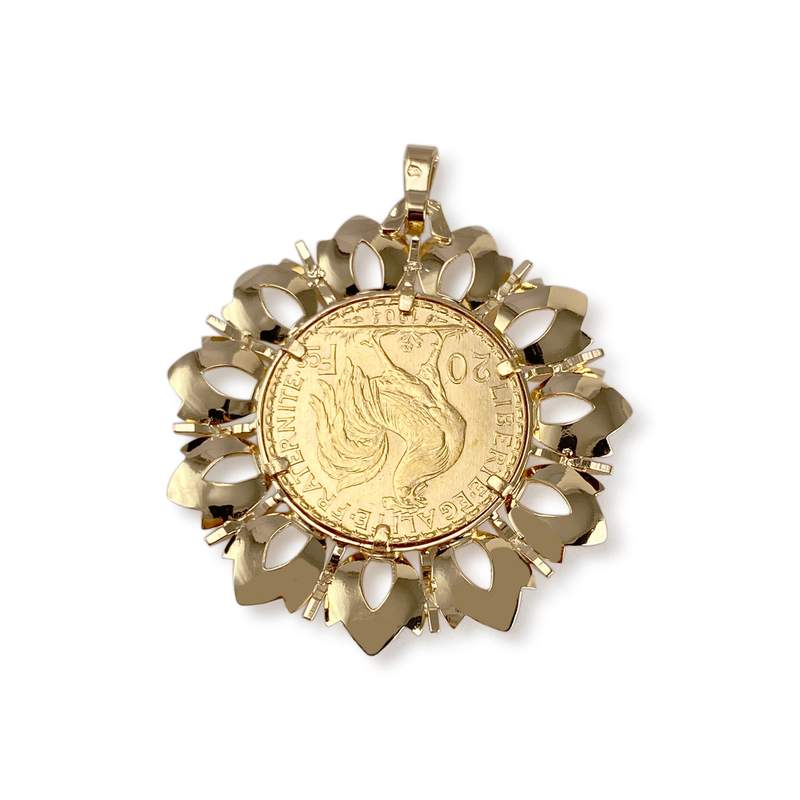 Médaille d'occasion or 750 jaune République Française - vue 1