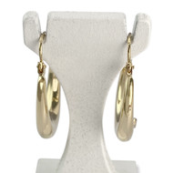 Créoles d'occasion  or 750 2tons diamants