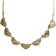 Tweedehands halsketting in 750 geel goud, fantasiesteek