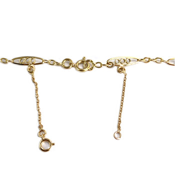 Collier d'occasion or 750 jaune maille fantaisie