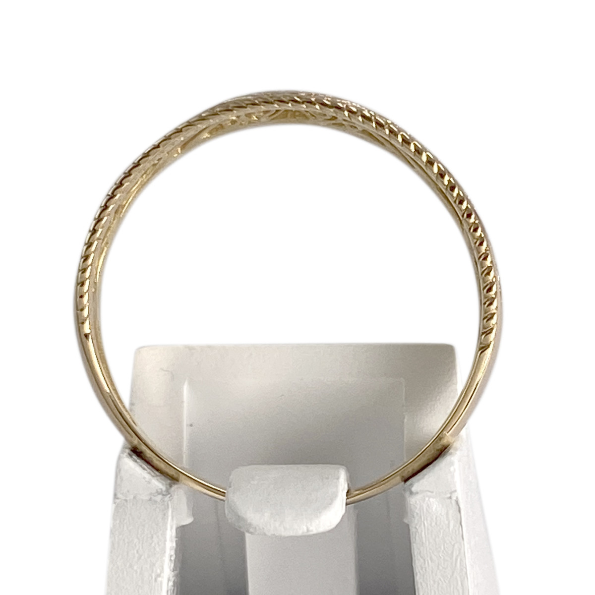 Bague d'occasion or 750 jaune motifs fantaisie - vue 3