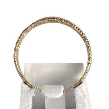 Bague d'occasion or 750 jaune motifs fantaisie