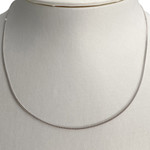 Tweedehands ketting van 750 witgoud, armband met schakels, 40,5 cm - afbeelding 2