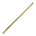 Bracelet d'occasion or 750 jaune maille fantaisie - vue 2