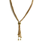 Collier d'occasion or 750 jaune maille boule - vue 1