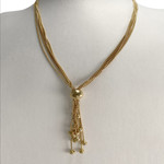 Collier d'occasion or 750 jaune maille boule - vue 2