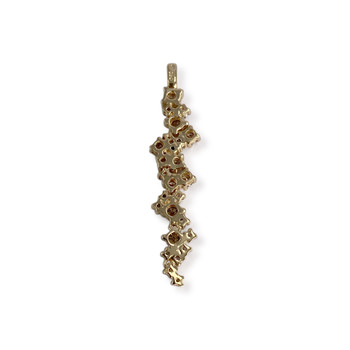 Pendentif d'occasion 2 ors 750 diamants