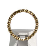 Bague d'occasion or 750 jaune zirconias - vue 3