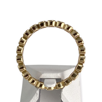 Bague d'occasion or 750 jaune zirconias