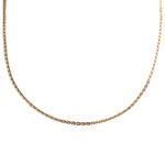 Tweedehands ketting van 750 geelgoud met forcat-schakels, 41,5 cm - afbeelding 1