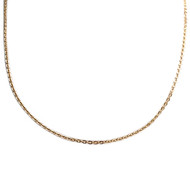 Second-hand chain 750 yellow gold forcat link