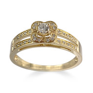Bague MAUBOUSSIN d'occasion or 750 jaune diamant diamant