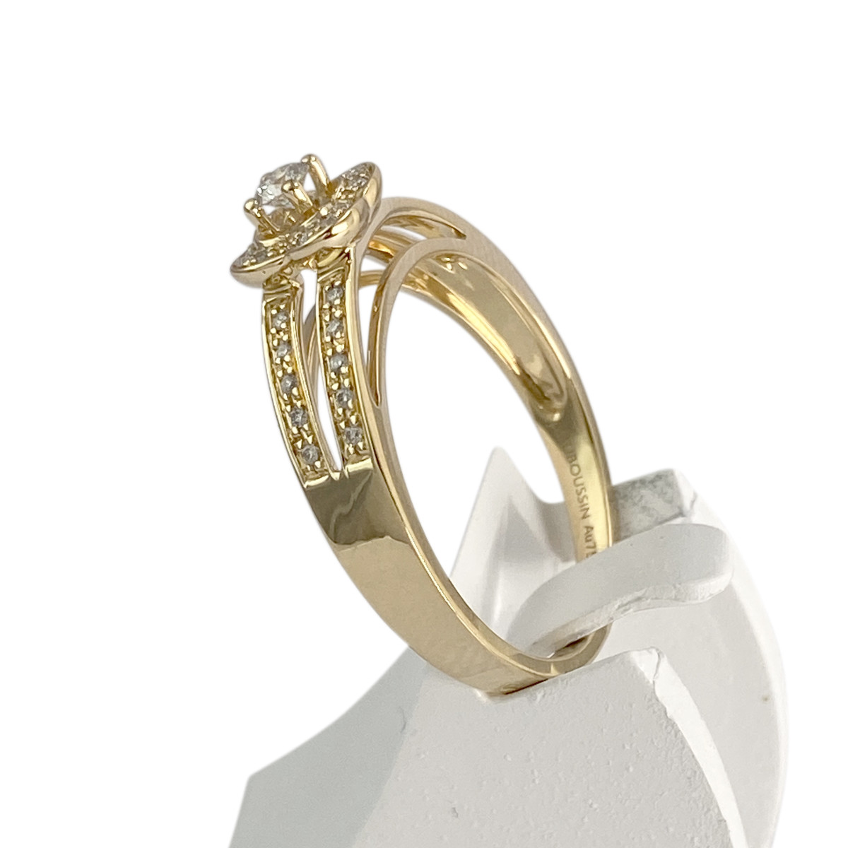 Bague MAUBOUSSIN d'occasion or 750 jaune diamant diamant - vue 2