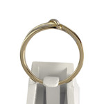 Bague d'occasion  or 750 2 tons diamants - vue 3