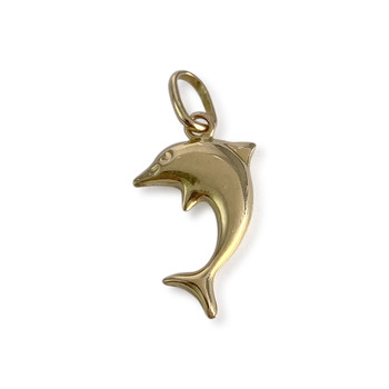 Pendentif d'occasion or 750 jaune dauphin