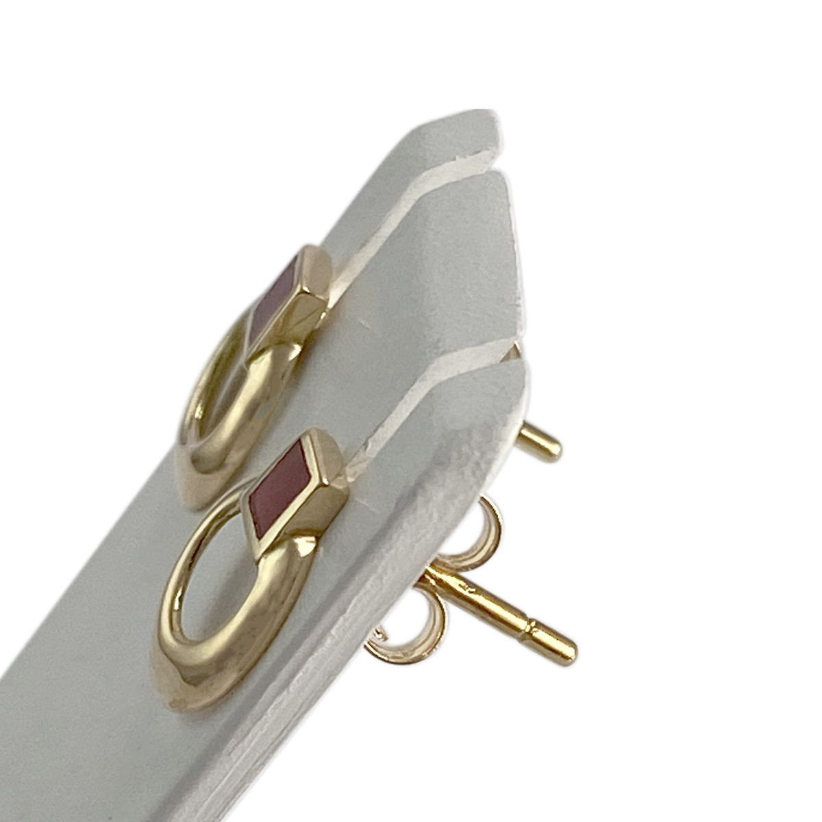 Boucles d'oreilles d'occasion or 750 jaune - vue 2