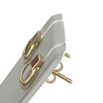 Boucles d'oreilles d'occasion or 750 jaune - vue 2