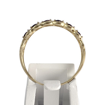 Bague d'occasion or 375 jaune saphirs