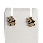 Boucles d'oreilles d'occasion or 750 jaune panda - vue 1