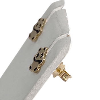 Boucles d'oreilles d'occasion or 750 jaune panda