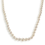 Collier d'occasion or 750 jaune perle de culture du japon - vue 1