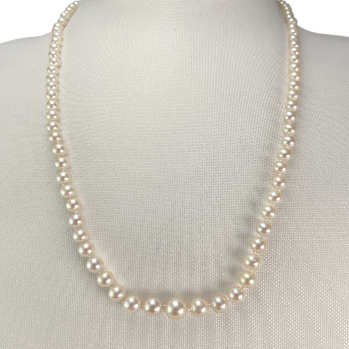 Collier d'occasion or 750 jaune perle de culture du japon - vue 2