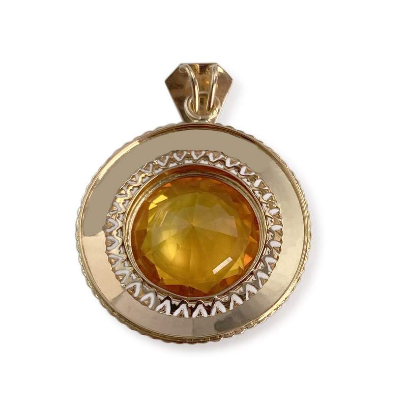 Pendentif d'occasion or 750 jaune - vue 2
