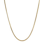 Chaîne d'occasion or 750 jaune maille gourmette - vue 1