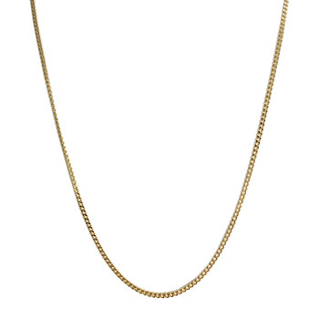 Chaîne d'occasion or 750 jaune maille gourmette 57 cm