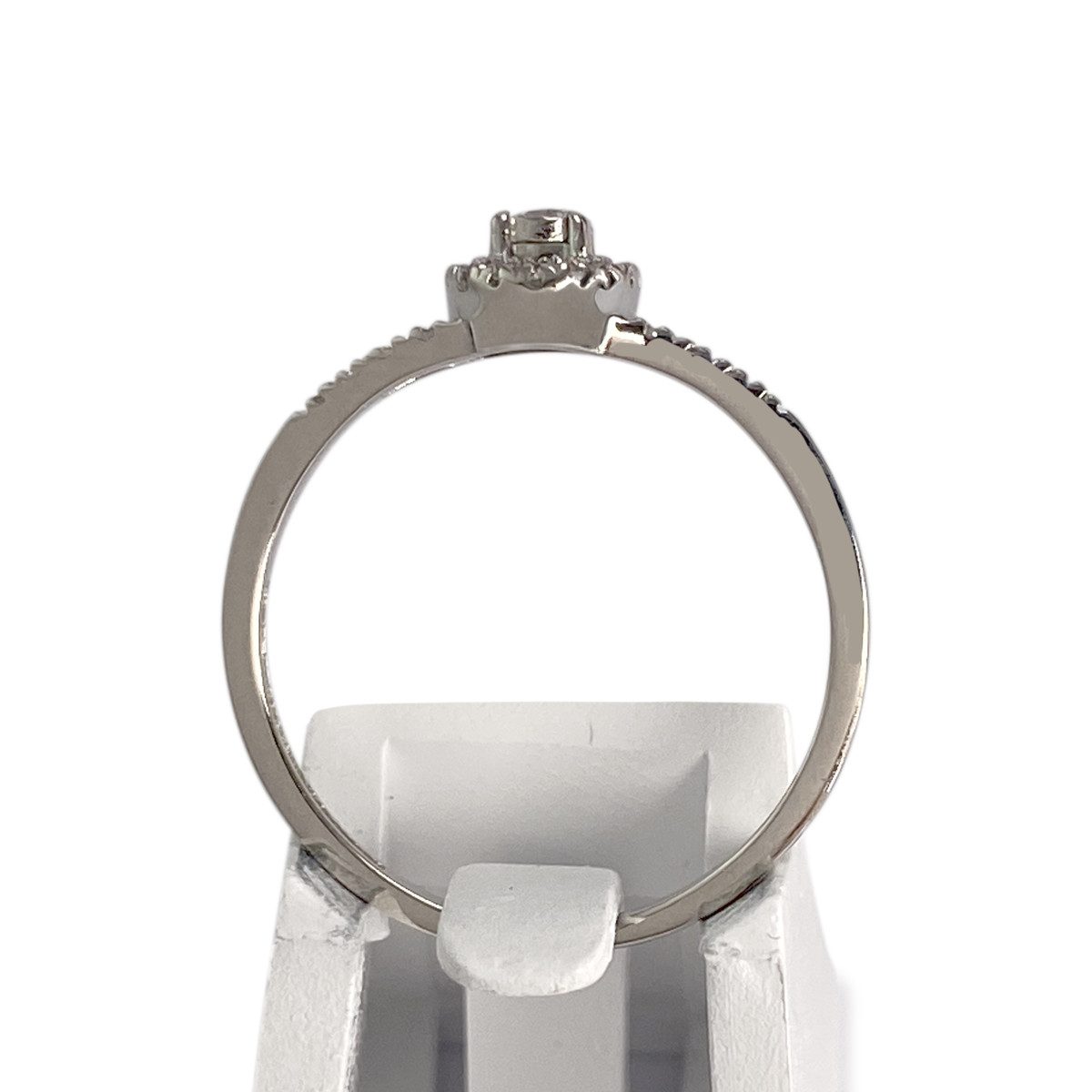 Bague MAUBOUSSIN d'occasion or 750 blanc diamants - vue 3