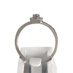 Bague MAUBOUSSIN d'occasion or 750 blanc diamants - vue 3