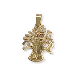 Pendentif d'occasion or 750 jaune arbrezirconia - vue 2