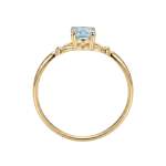 Bague d'occasion or 750 jaune topaze - vue 3
