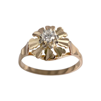 Second-hand 2 gold 750 diamond ring